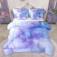 thumbnail image 1 of Homewish Gradient Marble Twin Bedding Sets 7-Piece for Boys Girls,Abstract Stone Pattern Bedding Comforter Set Microfiber,Marbling Watercolor Breathable Sheet Sets,Breathable Home Decor,Reversible, 1 of 8
