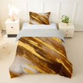 thumbnail image 1 of Homewish Gradient Watercolor Art Twin Duvet Cover,Contemporary Aesthetic Twin Bedding,Brown Gold,Light Gray Reversible,2pcs,1 Duvet Cover and 1 Pillowcase, 1 of 6
