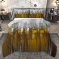 thumbnail image 1 of Homewish Graffiti Geometric Stripe Bedding Comforter Set,Modern Abstract Artistic Twin Comforter Sets,Yellow Gray Bedding Set For Kids,Breathable Home Decor Reversible,2pcs, 1 of 8