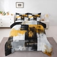 thumbnail image 1 of Homewish Graffiti Splash Bedding Comforter Set 2pcs for Kids Teens,Abstract Geometric Rectangle Twin Comforter Sets Microfiber,Vintage Aesthetic Breathable Bedding Set,Ultra Soft Home Decor, 1 of 8