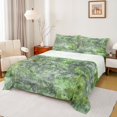 thumbnail image 1 of Homewish Green Abstract Ombre Queen Sheets,Vintage Geometric Art Queen Sheet Sets,4 Pieces,1 Flat Sheet, 1 Fitted Sheet and 2 Pillowcases, 1 of 6