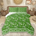 thumbnail image 1 of Homewish Green Paisley Full Size Comforter Sets,Retro Bohemain Print Bedding Comforter Set,Rustic Flower Boho Bedding Sets For Adult,Ultra Soft Home Decor Reversible,3 Pieces, 1 of 8