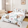 thumbnail image 1 of Homewish Grey Sloth 4pcs Bed Sheets for Teens Boys Girls,Flower Animal King Sheets,Dreamy Princess Super Cozy Sheet Set,Ultra Soft Home Decor, 1 of 7