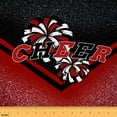thumbnail image 1 of Homewish Gymnastics Lovers Fabric by the Yard 1 Yard,Cheer Sports Home Decor Fabric by the Yard,Red Black Sewing Fabric For Girls Boys,Microfiber Bedroom Decor, 1 of 6