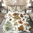 thumbnail image 1 of Homewish Hello Fall 7-Piece Bedding Comforter Set,Rustic Mushroom Maples King Bedding Sets,Tropical Plam Leaf Bed Sheets For Men Women,Ultra Soft Home Decor, 1 of 8