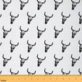 thumbnail image 1 of Homewish Hippie Animal Skull 01, Sheep Skeleton Room Decor Fabric by the Yard, Tribal Southwestern Sewing Fabric, Breathable Home Decor, 1 of 6