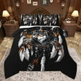 thumbnail image 1 of Homewish Hippie Tribal Wolf Full Size Comforter Sets, Bohemian Western Dreamcatcher Bedding Comforter Set, Countryside Animal Reversible Bedding Sets, Microfiber Bedroom Decor, 3pcs, 1 of 8