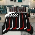 thumbnail image 1 of Homewish Hockey Stick Full Size Comforter Sets,Hockey Sports Game Bedding Comforter Set,Red White Black Bedding Sets For Boys Teens,Ultra Soft Home Decor Reversible,3-Piece, 1 of 8