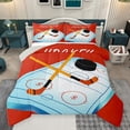 thumbnail image 1 of Homewish Ice Hockey Gamer 3-Piece Full Size Comforter Sets for Children Kids Teens,Ball Gaming Bedding Comforter Set,Sport Theme Lightweight Bedding Sets,Lightweight Room Decor,Reversible, 1 of 8