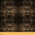 thumbnail image 1 of Homewish Jungle Wildlife Deer Fabric by the Yard 2 Yard,Rustic Farmhouse Cabin Room Decor Fabric by the Yard,Brown Elk Fabric for Sewing For Boys Teens,Ultra Soft Home Decor, 1 of 6