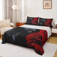 thumbnail image 1 of Homewish Jungle Wildlife Leopard Full Size Sheets,Romantic Rose Flower Bed Sheets,Black Cheetah Sheet Sets For Boys Teens,Ultra Soft Home Decor,4pcs, 1 of 7