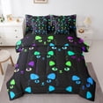 thumbnail image 1 of Homewish Kawaii Animal Black Cat Twin Bedding Sets 7-Piece for Teens,Cartoon Pets Bedding Comforter Set Microfiber,Abstract Gradient Breathable Sheet Sets,Ultra Soft Home Decor,Reversible, 1 of 8