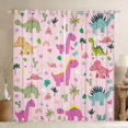 thumbnail image 1 of Homewish Kawaii Animal Dino Black Out Curtains for Kids Boys Girls,Cartoon Wildlife Curtains Pack of 2 (42x63 Each),Cute Dino Bedroom Curtains,Microfiber Bedroom Decor, 1 of 6