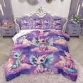 thumbnail image 1 of Homewish Kawaii Animal Dragon Bedding Comforter Set 2pcs for Kids Boys Girls,Cartoon Cute Twin Comforter Sets Microfiber,Starry Sky Breathable Bedding Set,Microfiber Bedroom Decor,Reversible, 1 of 8