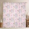 thumbnail image 1 of Homewish Kawaii Animal Unicorn Black Out Curtains for Kids Boys Girls,Floral Magical Horse Curtains Pack of 2 (42x63 Each),Cartoon Gradient Rainbow Bedroom Curtains,Lightweight Room Decor, 1 of 6