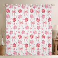thumbnail image 1 of Homewish Kawaii Bow Dog Paw Kitchen Curtains,Lovely Pet Themed Black Out Curtains Pack of 2 (42x63 Each),Pink, 1 of 6