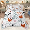 thumbnail image 1 of Homewish Kawaii Chicken 3-Piece Full Size Comforter Sets for Child Boys Girls,Chic Floral Flower Bedding Comforter Set,Cartoon Animal Lightweight Bedding Sets,Super Cozy Room Decor,Reversible, 1 of 8