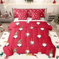 thumbnail image 1 of Homewish Kawaii Christmas Gnome Bedding Comforter Set 7pcs, Red Cartoon Christmas Queen Bedding Sets, Teens Kids Boys Girls Reversible Queen Sheet Sets, Breathable Home Decor, 1 of 7