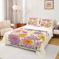 thumbnail image 1 of Homewish Kawaii Floral Mushroom 4 Pieces Queen Sheet Sets for Female Men Women,Botanical Plants Ultra Soft Flat Sheet,Vintage Aesthetic Queen Fitted Sheet,Lightweight Room Decor, 1 of 7