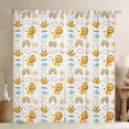 thumbnail image 1 of Homewish Kawaii Giraffe Lion Curtains Pack of 2 (42x84 Each),Kawaii Cartoon Rainbow Curtains Blackout,White Yellow Bedroom Curtains For Boys Girl,Microfiber Bedroom Decor, 1 of 6