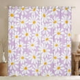 thumbnail image 1 of Homewish Kawaii Groovy Girls Blackout Curtains Set of 2 (52x84 Each), Rustic Farmhouse Flower Window Curtains, Dreamy Purple Daisy Curtains and Drapes, Curtains and Drapes Decor, 1 of 6