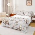 thumbnail image 1 of Homewish Kawaii Otter 4 Pieces Queen Sheet Sets for Preppy Child,Cartoon Animal Ultra Soft Flat Sheet,Koi Fish Queen Fitted Sheet,Luxury Bedroom Decor, 1 of 7