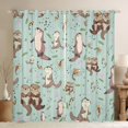 thumbnail image 1 of Homewish Kawaii Otter Black Out Curtains for Preppy Child,Cartoon Animal Curtains Pack of 2 (42x63 Each),Koi Fish Bedroom Curtains,Luxury Bedroom Decor, 1 of 6
