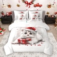 thumbnail image 1 of Homewish Kawaii Pet Cat 7-Piece Twin Bedding Sets,Red Berry Xmas Gifts Bedding Comforter Set,Merry Christmas Sheet Sets For Girls Kids,Microfiber Bedroom Decor Reversible, 1 of 8