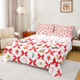 thumbnail image 1 of Homewish Kawaii Red Bow Tie 3pcs Twin Sheet Sets for Teens Girls Female,Merry Christmas Twin Fitted Sheet,Xmas Festival Breathable Flat Sheet,Microfiber Bedroom Decor, 1 of 7