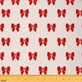 thumbnail image 1 of Homewish Kawaii Red Ribbon 01 for Kids, Cute Princess Bowknot Room Decor Fabric by the Yard, Cartoon Bow Theme Sewing Fabric, Luxury Bedroom Decor, 1 of 6
