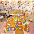 thumbnail image 1 of Homewish Kawaii Vintage Flowers 3 Pieces Queen Comforter Set For Boys Girls,Colorful Floral Blossoms Ultra Soft Bedding Sets,Spring Garden Bedding Comforter Set,Luxury Bedroom Decor,Reversible, 1 of 9