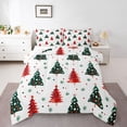 thumbnail image 1 of Homewish Kawaii Xmas Tree 3 Pieces Queen Comforter Set for Female Men Adults,Merry Christmas Ultra Soft Bedding Sets,Polka Dots Bedding Comforter Set Breathable,Microfiber Bedroom Decor,Reversible, 1 of 8
