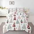 thumbnail image 1 of Homewish Kawaii Xmas Tree Full Size Comforter Sets 3-Piece for Female Men Adults,Merry Christmas Bedding Comforter Set,Happy New Year Lightweight Bedding Sets,Microfiber Bedroom Decor,Reversible, 1 of 8