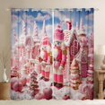 thumbnail image 1 of Homewish Kids Children Merry Christmas Black Out Curtains,Xmas Nutcracker Curtains Pack of 2 (42x63 Each),Happy New Year Bedroom Curtains,Lightweight Room Decor, 1 of 6