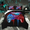 thumbnail image 1 of Homewish Kids Game Console Bedding Comforter Set,Modern Video Game Twin Comforter Sets,Gradient Blue Red Bedding Set For Boys,Breathable Home Decor Reversible,2pcs, 1 of 8