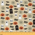 thumbnail image 1 of Homewish Kids Gothic Halloween Fabric by the Yard 1 Yard, Spooky Witch Ghost Room Decor Fabric by the Yard, Gothic Bat Print Sewing Fabric, Lightweight Room Decor, 1 of 6
