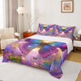 thumbnail image 1 of Homewish Kids Teens Flying Butterflies 4pcs Bed Sheets,Abstract Gradient King Sheets,Dreamy Princess Super Cozy Sheet Set,Ultra Soft Home Decor, 1 of 7