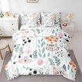 thumbnail image 1 of Homewish Leaf Plant Botanical Twin Bedding Sets 7-Piece, Kawaii Cat Kitten Bedding Comforter Set, Teens Kids Boys Girls Reversible Sheet Sets, Super Cozy Room Decor, 1 of 7