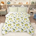 thumbnail image 1 of Homewish Lemon Bedding Comforter Set,Fruit Theme Twin Comforter Sets,Yellow White Green Bedding Set For Kids,Breathable Home Decor Reversible,2pcs, 1 of 8