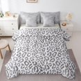 thumbnail image 1 of Homewish Leopard Cheetah Print Bedding Comforter Set 7pcs for Teens Female Men,Abstract Geometric Queen Bedding Sets Super Cozy,Jungle Animal Wildlife Queen Sheet Sets,Breathable Home Decor, 1 of 8