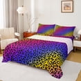 thumbnail image 1 of Homewish Leopard Print Full Size Sheets 4-Piece for Teens Boys Girls,Abstract Gradient Ombre Breathable Bed Sheets,Colorful Animal Print Lightweight Sheet Sets,Breathable Home Decor, 1 of 7