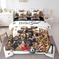 thumbnail image 1 of Homewish Leopard Print High Heel Twin Bedding Sets 7-Piece, Female Modern Fashion Bedding Comforter Set, Chic Bowknot Bag Reversible Sheet Sets, Breathable Home Decor, 1 of 7