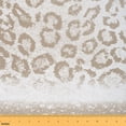 thumbnail image 1 of Homewish Linen Sequin Print 01, Fashion Leopard Print Room Decor Fabric by the Yard, Romantic Cheetah Animal Sewing Fabric, Microfiber Bedroom Decor, 1 of 6