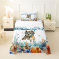 thumbnail image 1 of Homewish Lovely Shiba Inu Twin Sheets,Coastal Bedding,Dog Theme Decor,3pcs,1 Fitted Sheet and 1 Pillowcase, 1 of 6