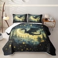thumbnail image 1 of Homewish Magic Dragon Quilt King For Boys,Magical Jungle Night King Coverlet Set,3pcs, 1 of 7