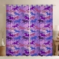 thumbnail image 1 of Homewish Magical Unicorn Curtains Pack of 2 (42x84 Each) For Kids,Gradient Ombre Curtains Blackout,Dreamy Princess Bedroom Curtains,Breathable Home Decor, 1 of 6