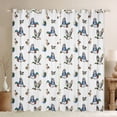 thumbnail image 1 of Homewish Mallard Duck Blackout Curtains Set of 2 (52x84 Each),Rustic Farmhouse Cabin Window Curtains,Country Plant Leaves Curtains and Drapes For Boys Kids,Luxury Bedroom Decor, 1 of 6