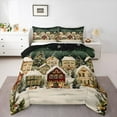 thumbnail image 1 of Homewish Merry Christmas Full Size Comforter Sets,Happy New Year Bedding Comforter Set,Teens Xmas Gifts Bedding Sets For Girl Boy,Luxury Bedroom Decor Reversible,3-Piece, 1 of 9