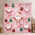 thumbnail image 1 of Homewish Merry Christmas Theme Black Out Curtains for Kids, Cartoon Santa Claus Curtains Pack of 2 (42x63 Each), Christmas Tree Bedroom Curtains, Luxury Room Decor, 1 of 6