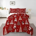 thumbnail image 1 of Homewish Merry Christmas Tree Bedding Comforter Set 2pcs for Kids Teens Boys Girls,Happy New Year Twin Comforter Sets Microfiber,Xmas Festival Breathable Bedding Set,Super Cozy Room Decor,Reversible, 1 of 8